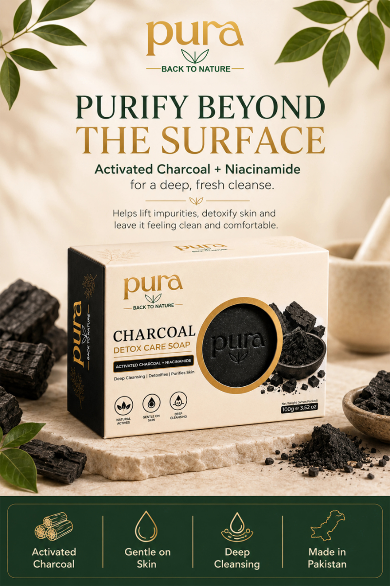 Activated Charcoal Detox Care Soap