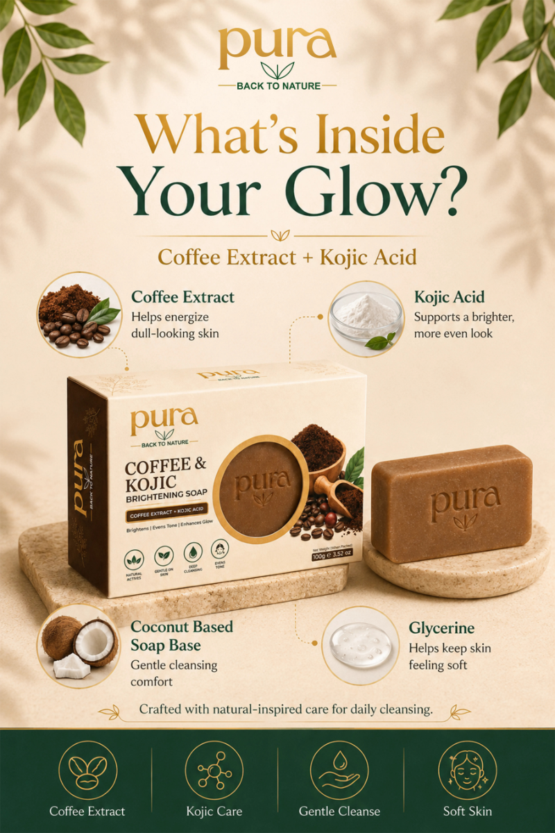 Coffee &amp; Kojic Brightening Soap