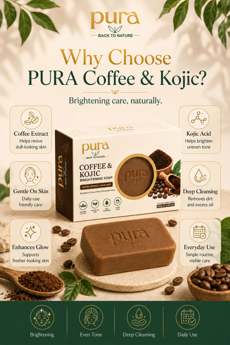 Coffee &amp; Kojic Brightening Soap