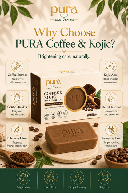Coffee &amp; Kojic Brightening Soap