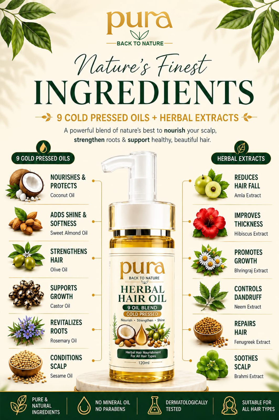 Pura Herbal Hair Oil