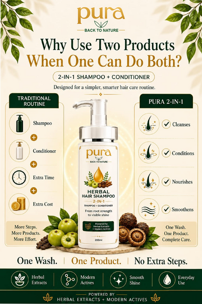 Pura Herbal Hair Shampoo
