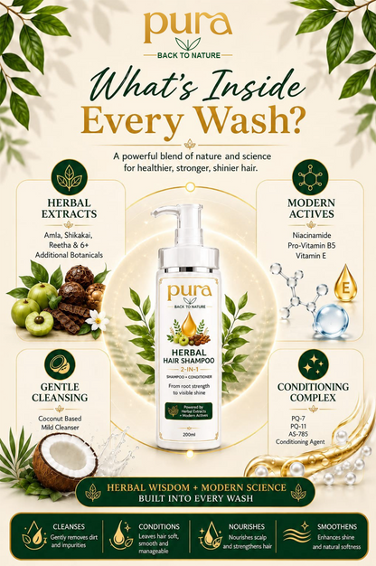 Pura Herbal Hair Shampoo