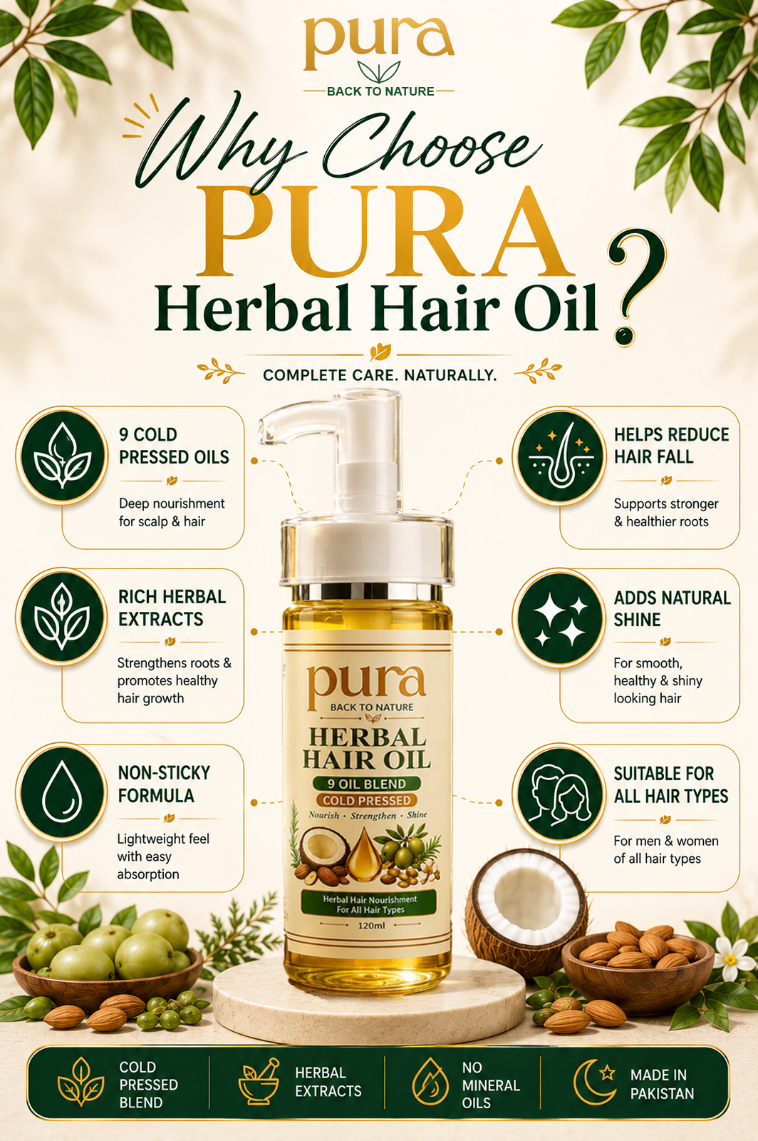 Pura Herbal Hair Oil