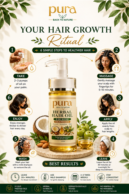 Pura Herbal Hair Oil