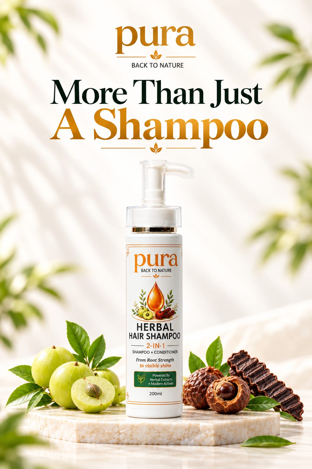 Pura Herbal Hair Shampoo