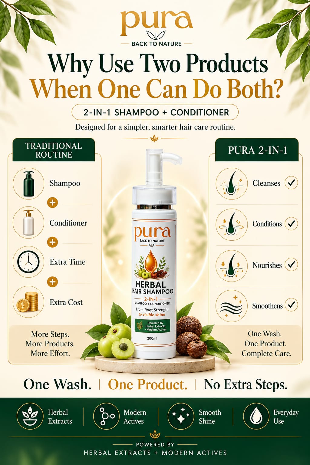 Pura Herbal Hair Shampoo