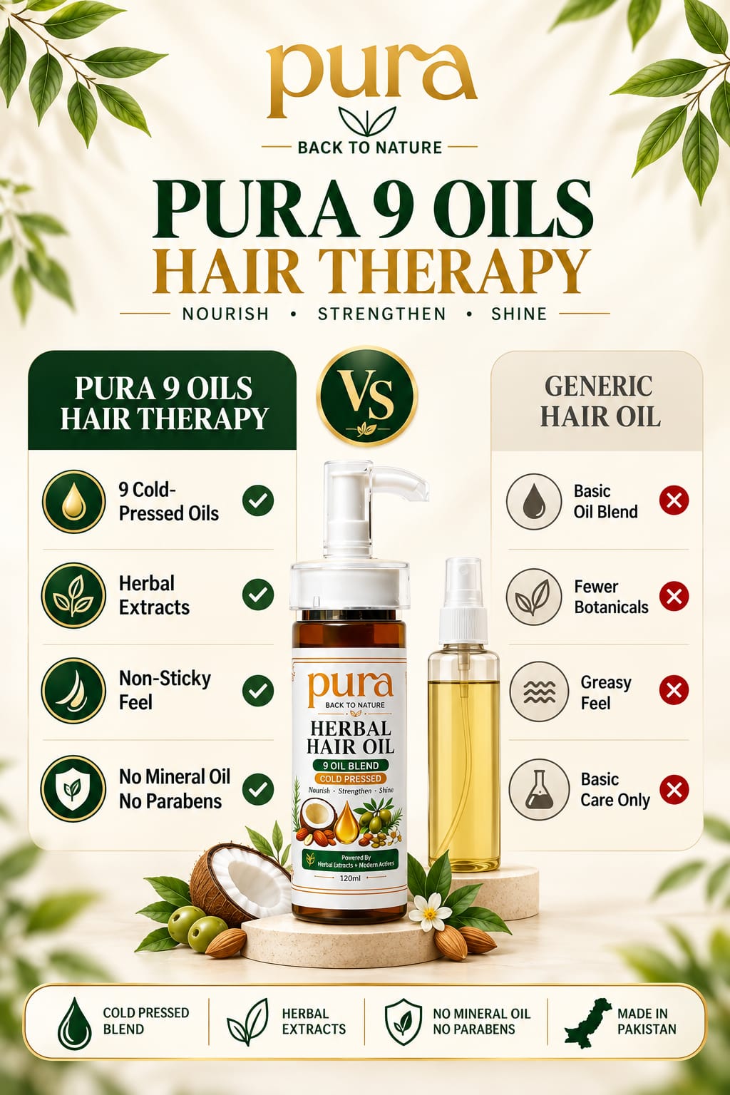 Pura Herbal Hair Oil