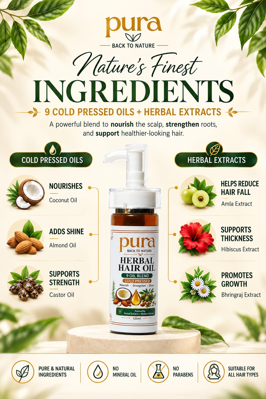 Pura Herbal Hair Oil